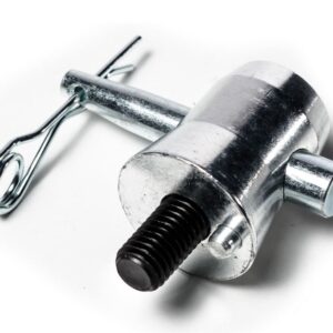 Medio bulón con tuerca para cubo + pasador + clip R