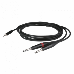 DAP Audio 2x Jack TS - MiniJack TRS 1,5m