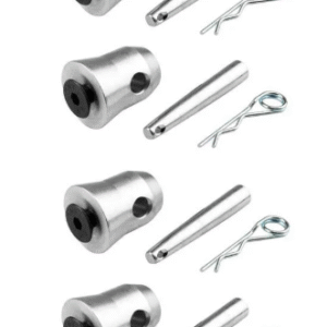 ​XS&L Pack 4 conectores para cubo + 4 pasadores + 4 clips R para truss de​ 15x15